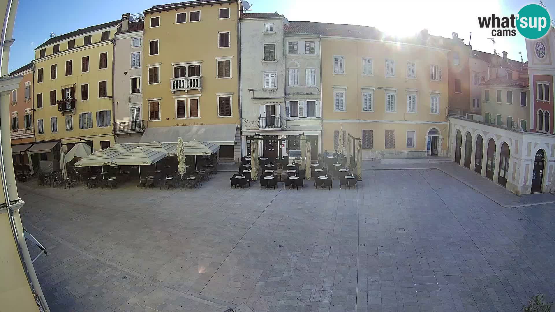 Webcam Rovinj Center – Plaza Principal