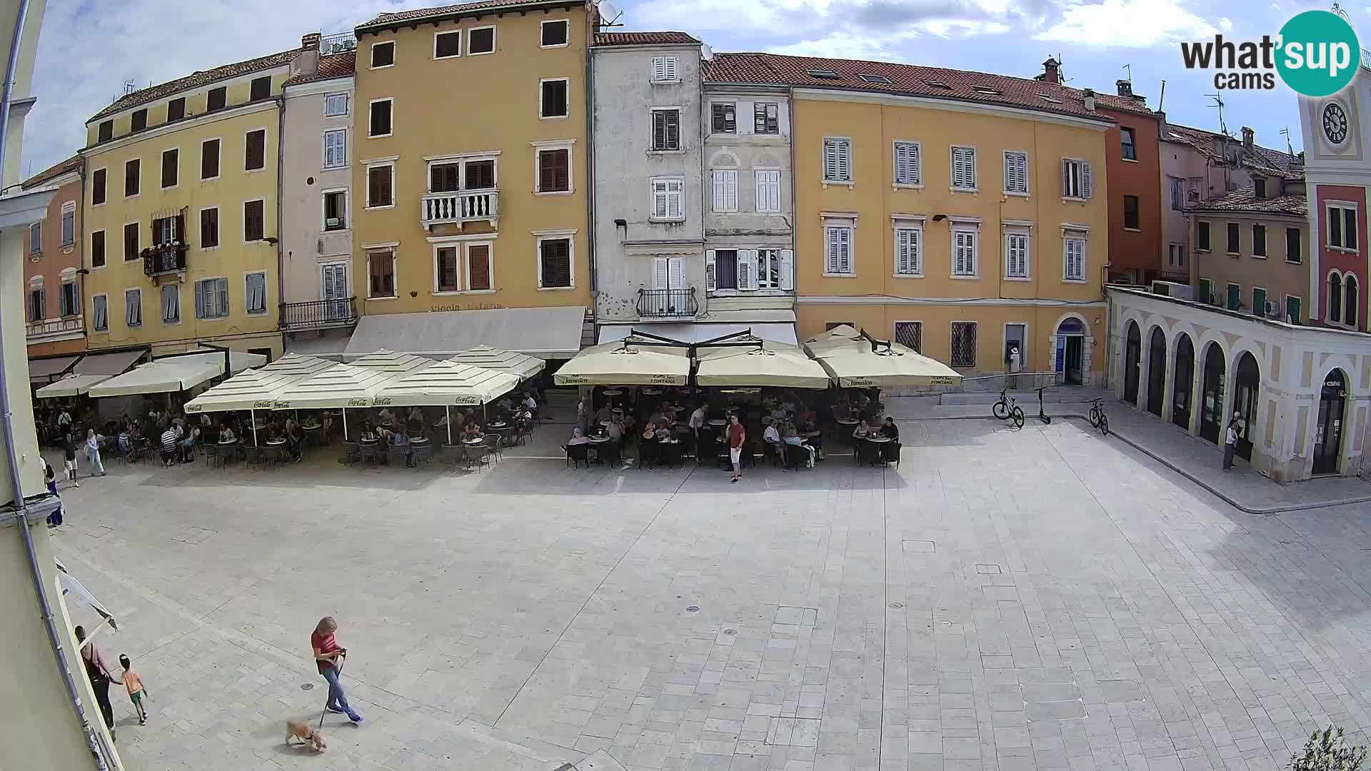 Webcam Rovinj Centre – Place Principale