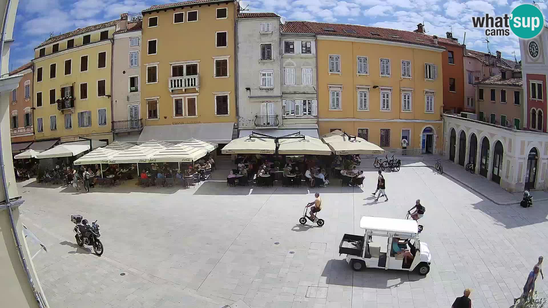 Webcam Rovinj Center – Plaza Principal