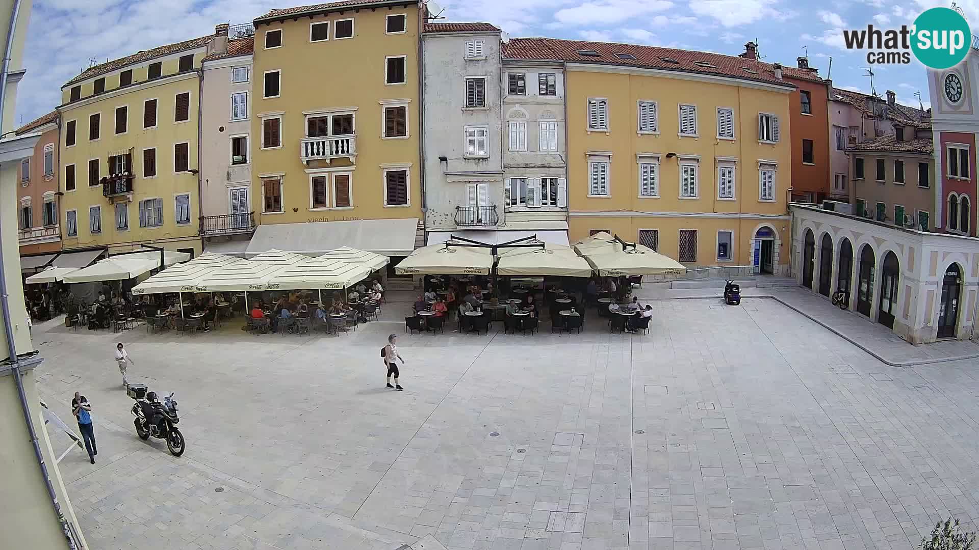 Webcam Rovinj Zentrum – Hauptplatz in Echtzeit