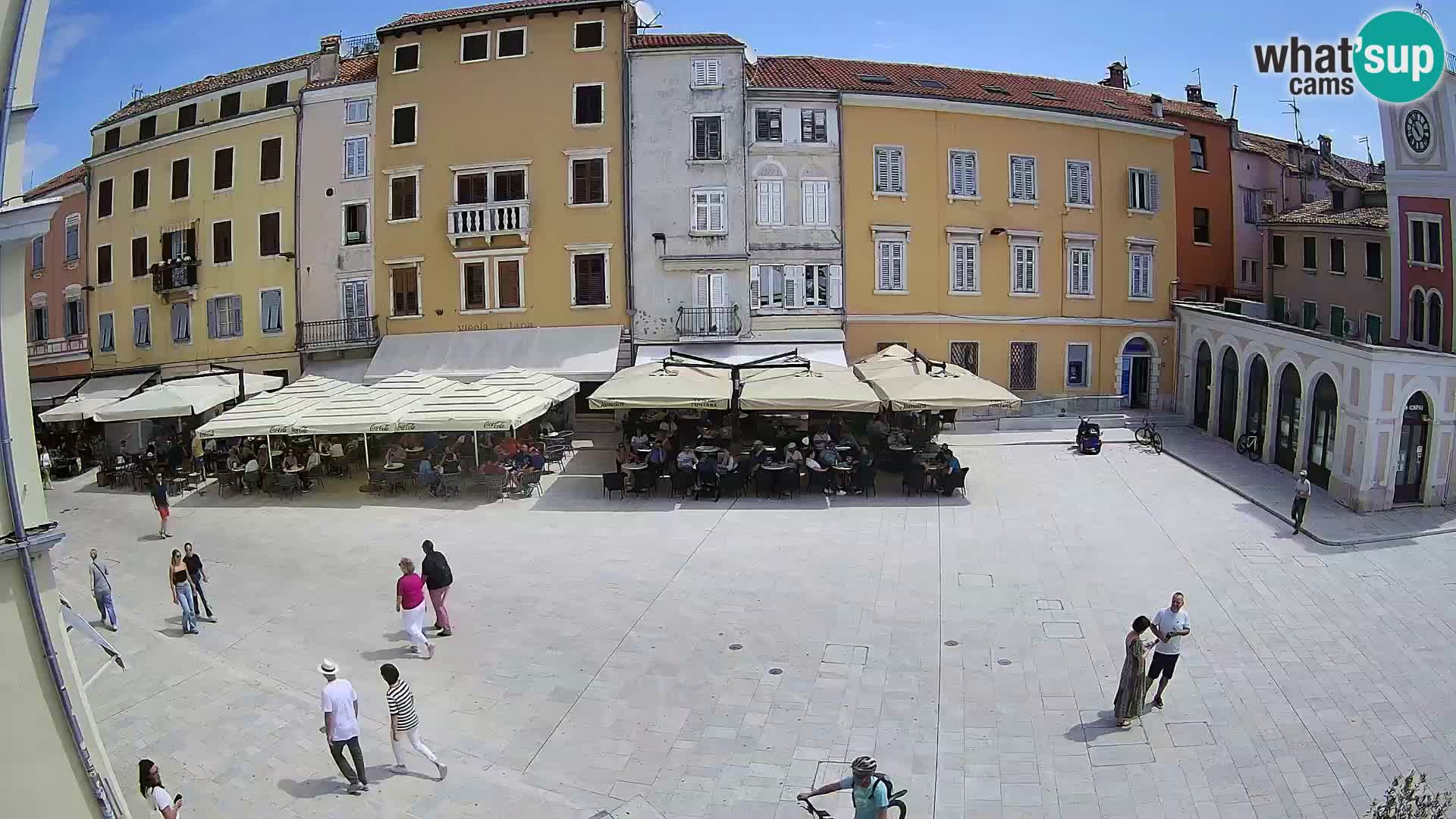 Spletna kamera Rovinj Center – Glavni trg