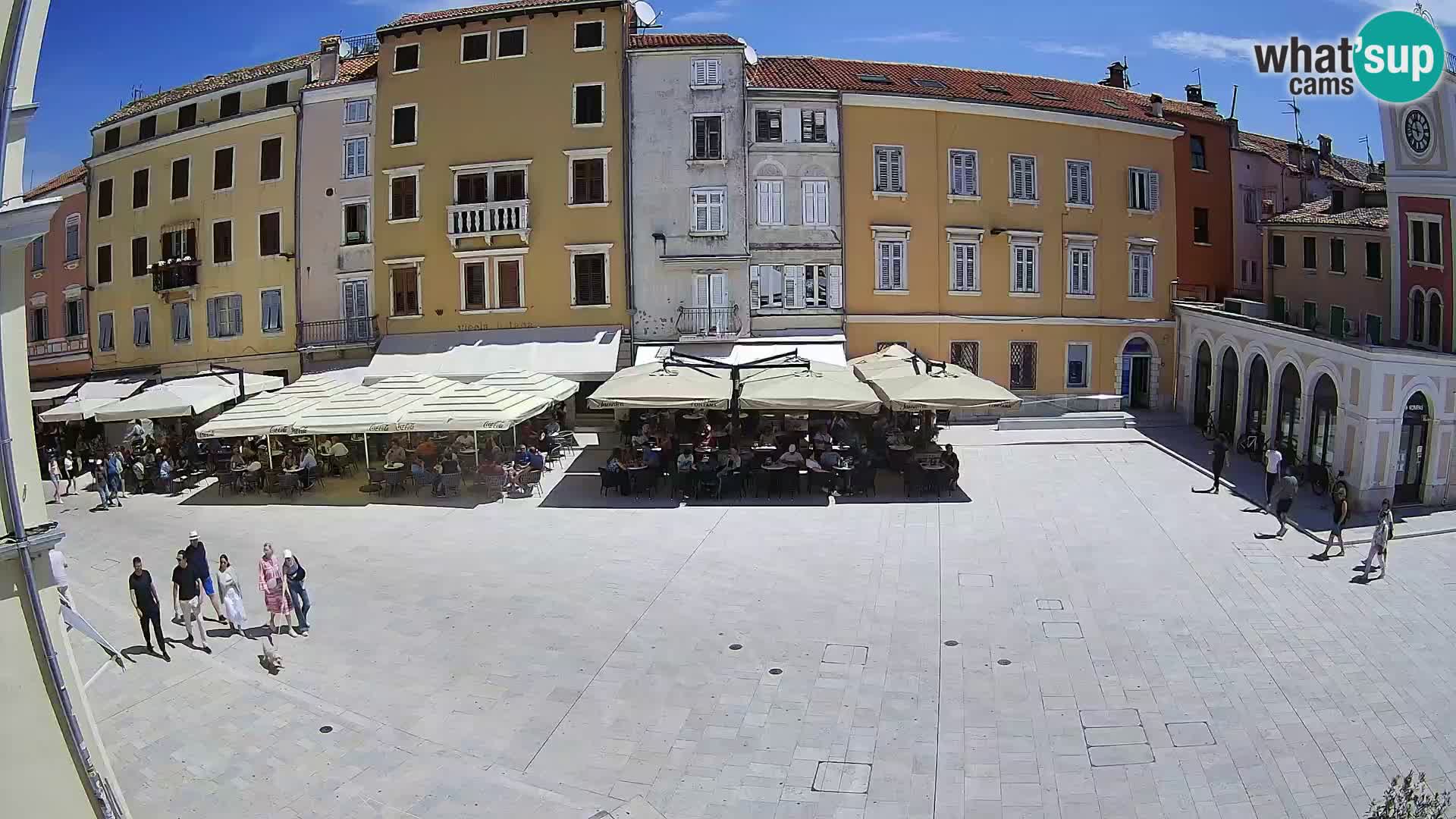 Webcam Rovinj Center – Plaza Principal