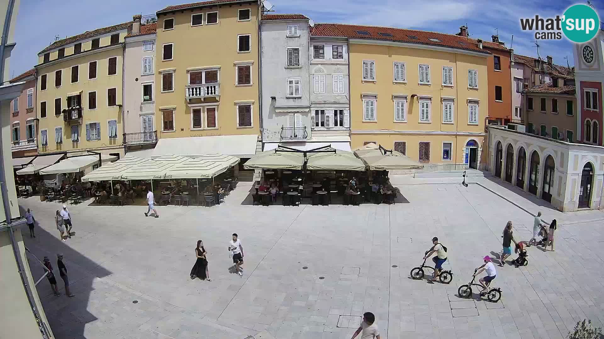 Webcam Rovinj Zentrum – Hauptplatz in Echtzeit