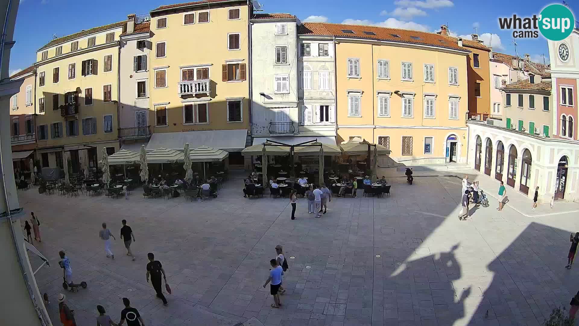 Webcam Rovinj Zentrum – Hauptplatz in Echtzeit