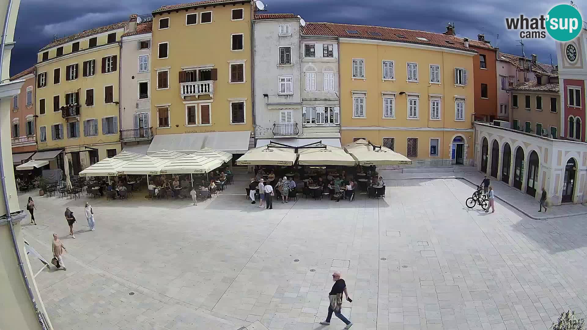 Webcam Rovinj Center – Plaza Principal