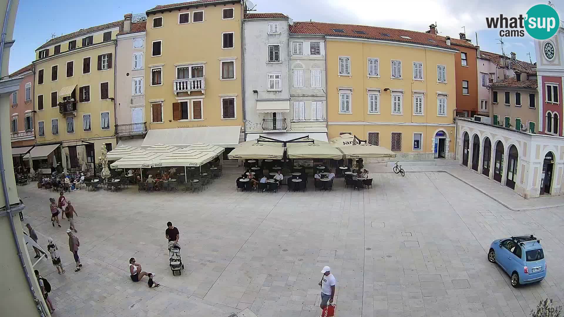 Webcam Rovinj Zentrum – Hauptplatz in Echtzeit