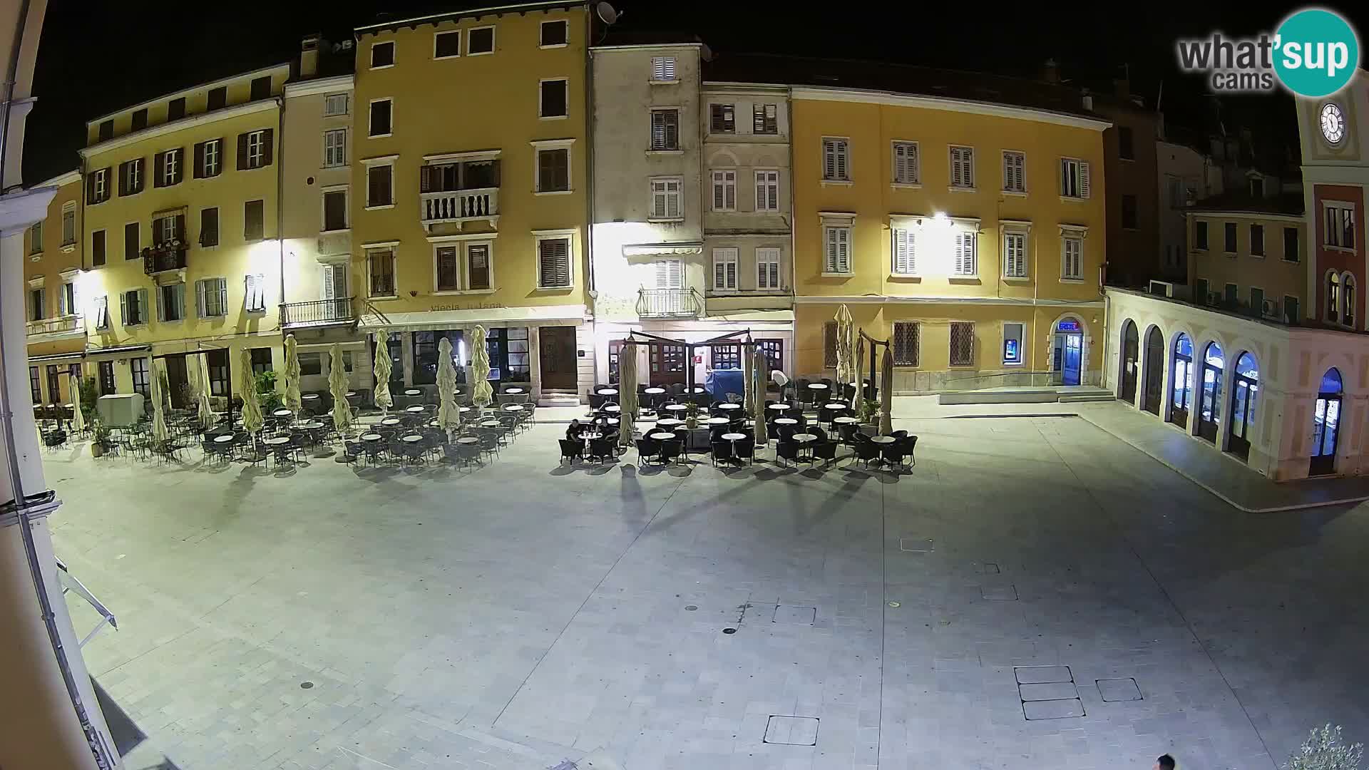 Webcam Rovinj Zentrum – Hauptplatz in Echtzeit