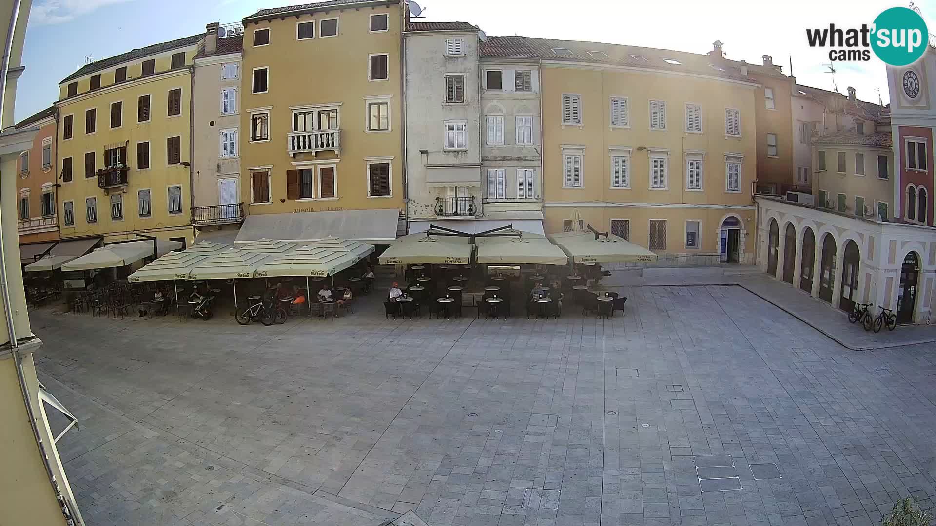 Webcam Rovinj Zentrum – Hauptplatz in Echtzeit