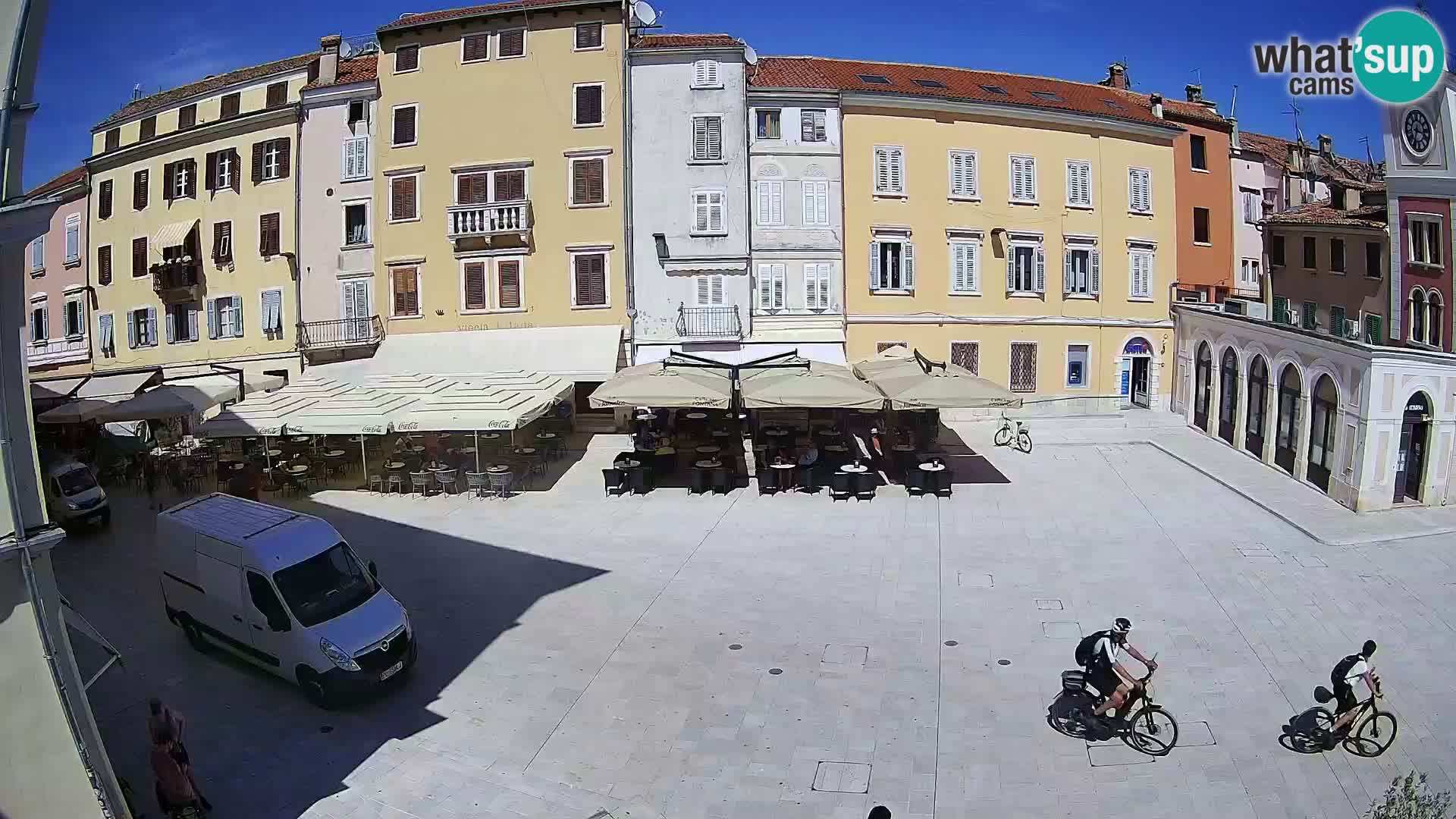 Webcam Rovinj Zentrum – Hauptplatz in Echtzeit