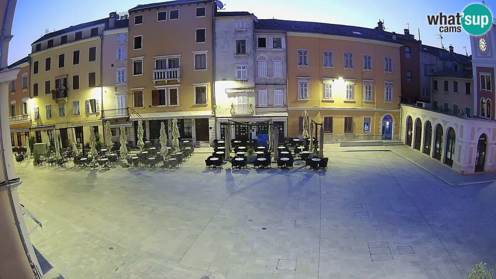 Webcam Rovinj Zentrum – Hauptplatz in Echtzeit