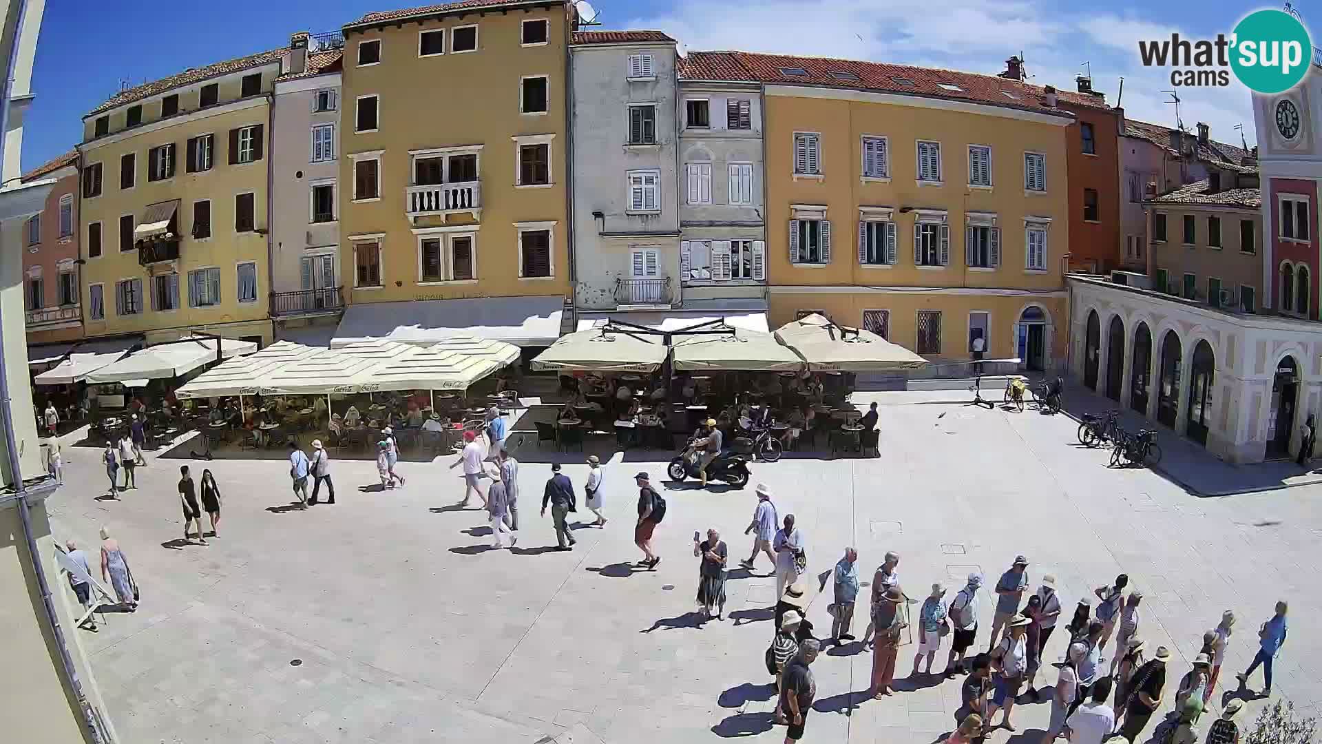 Webcam Rovinj Zentrum – Hauptplatz in Echtzeit