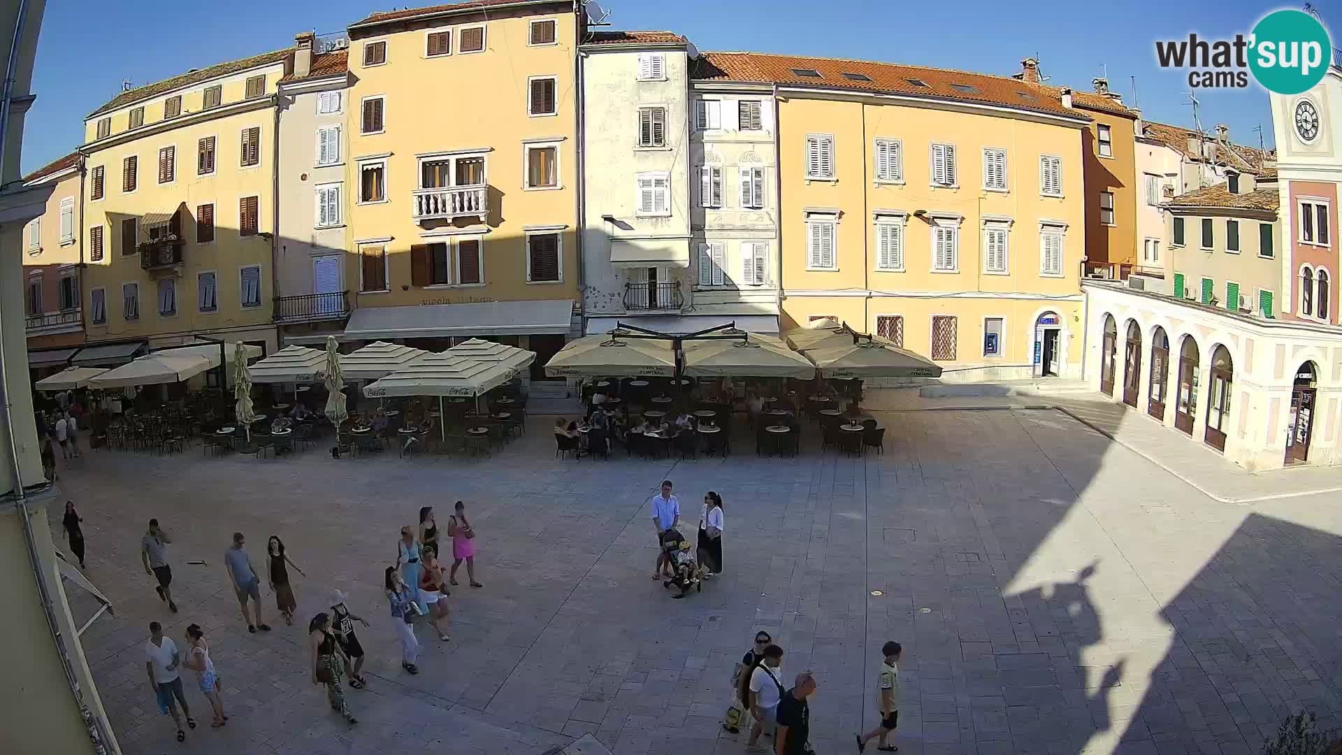 Webcam Rovinj Center – Plaza Principal