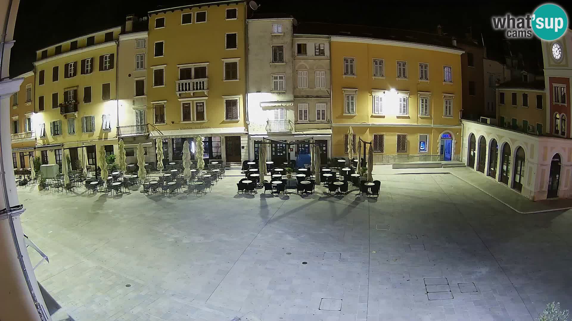Webcam Rovinj Zentrum – Hauptplatz in Echtzeit