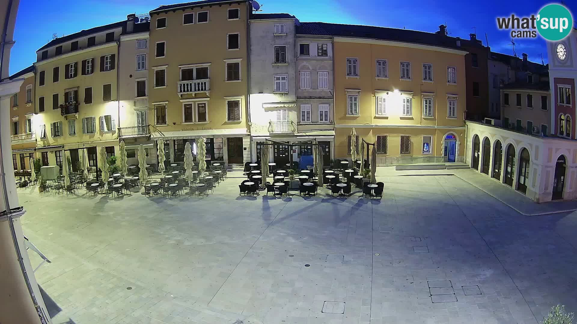 Webcam Rovinj Center – Plaza Principal