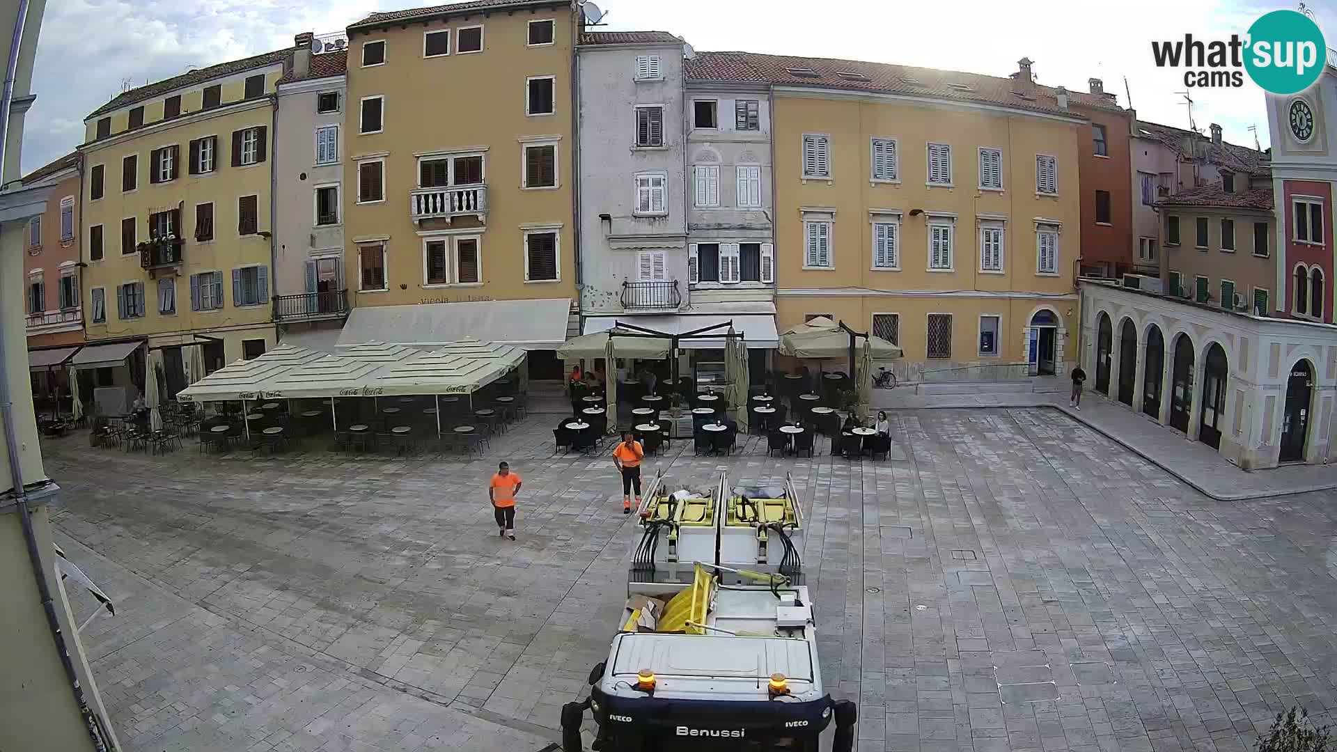 Webcam Rovinj Zentrum – Hauptplatz in Echtzeit