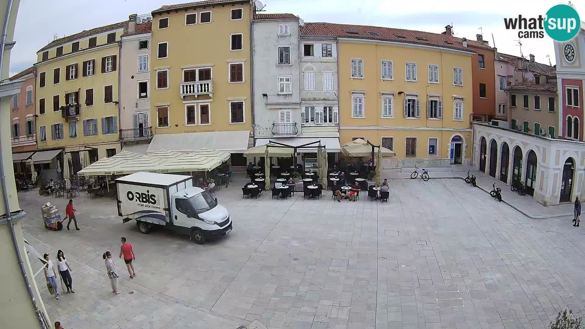 Webcam Rovinj Center – Plaza Principal