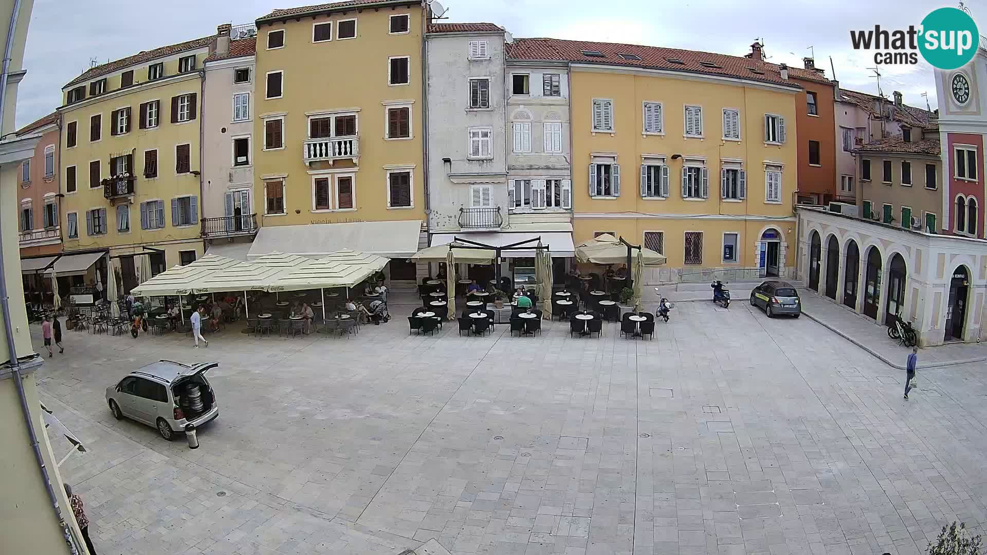 Webcam Rovinj Zentrum – Hauptplatz in Echtzeit