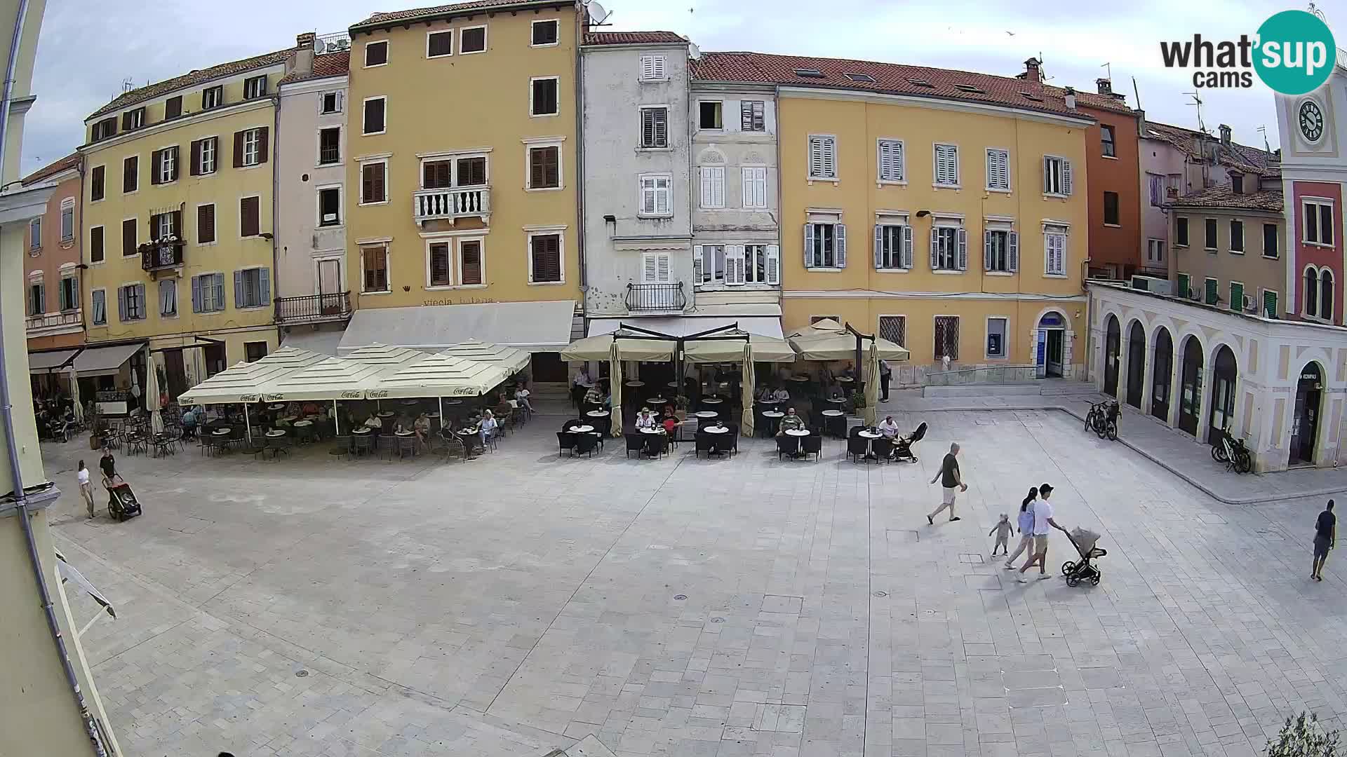 Webcam Rovinj Zentrum – Hauptplatz in Echtzeit
