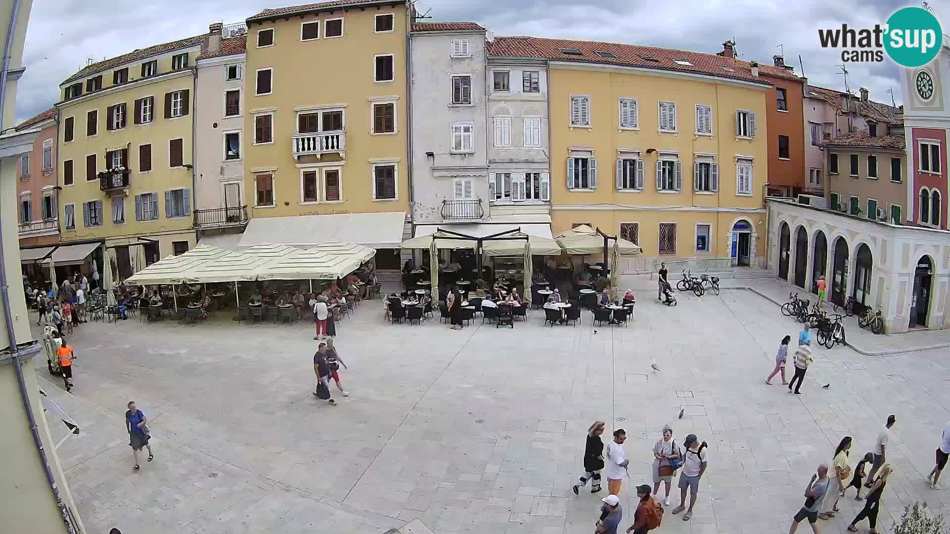 Webcam Rovinj Zentrum – Hauptplatz in Echtzeit