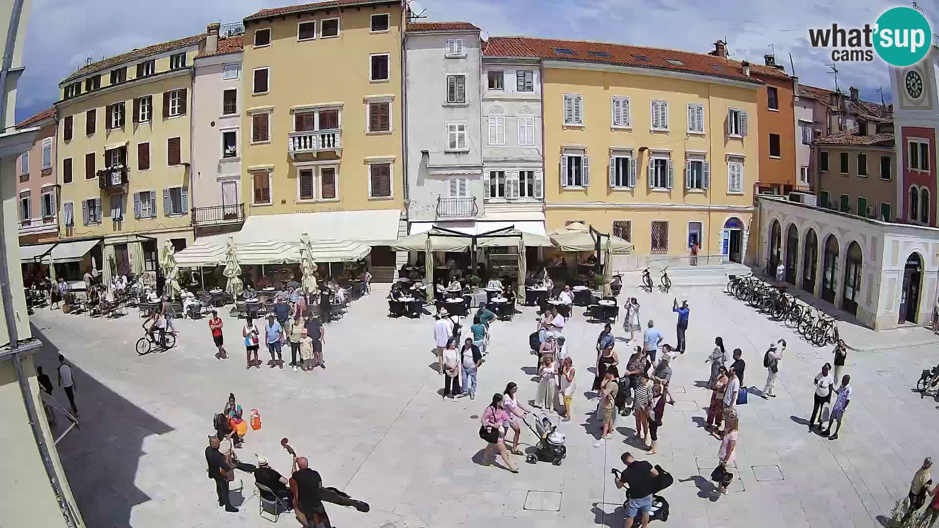 Webcam Rovinj Zentrum – Hauptplatz in Echtzeit