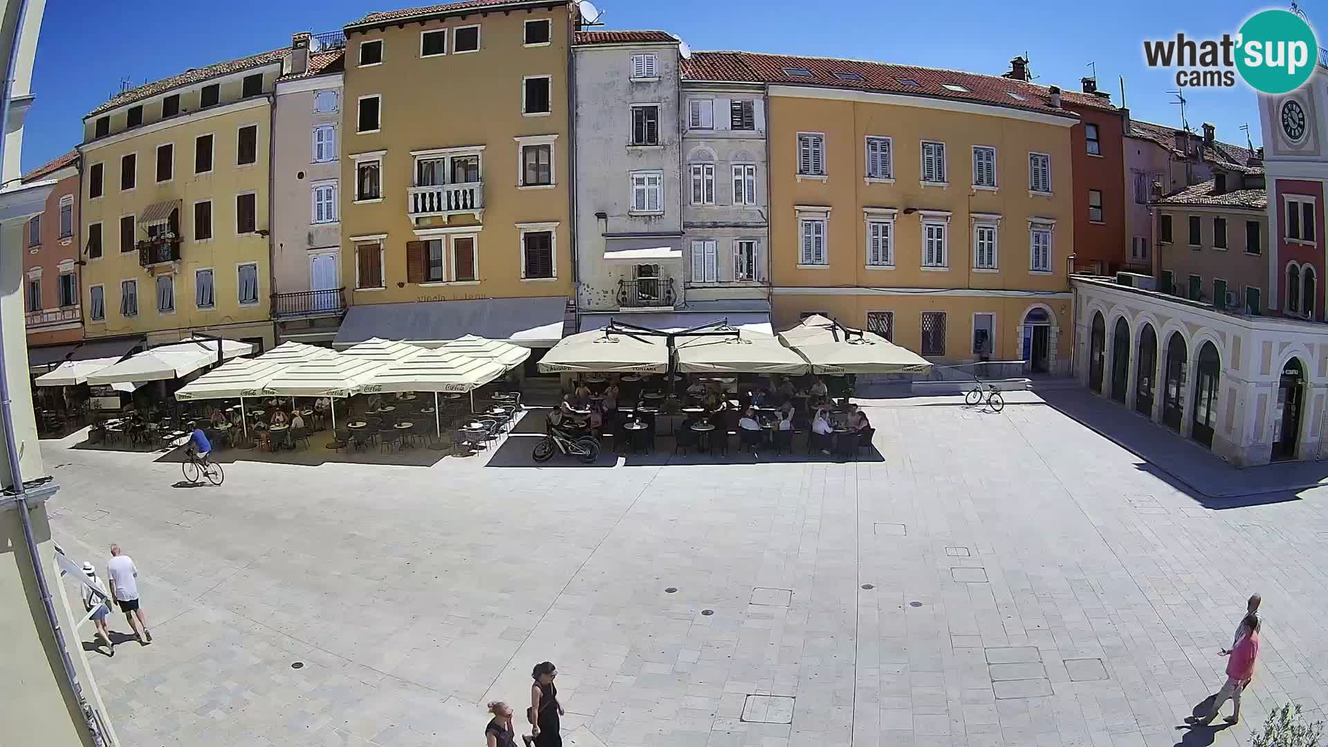 Spletna kamera Rovinj Center – Glavni trg