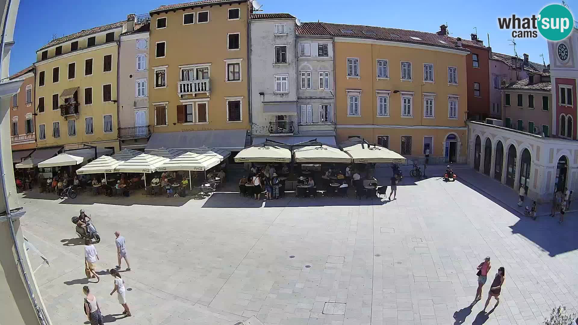 Webcam Rovinj Center – Plaza Principal