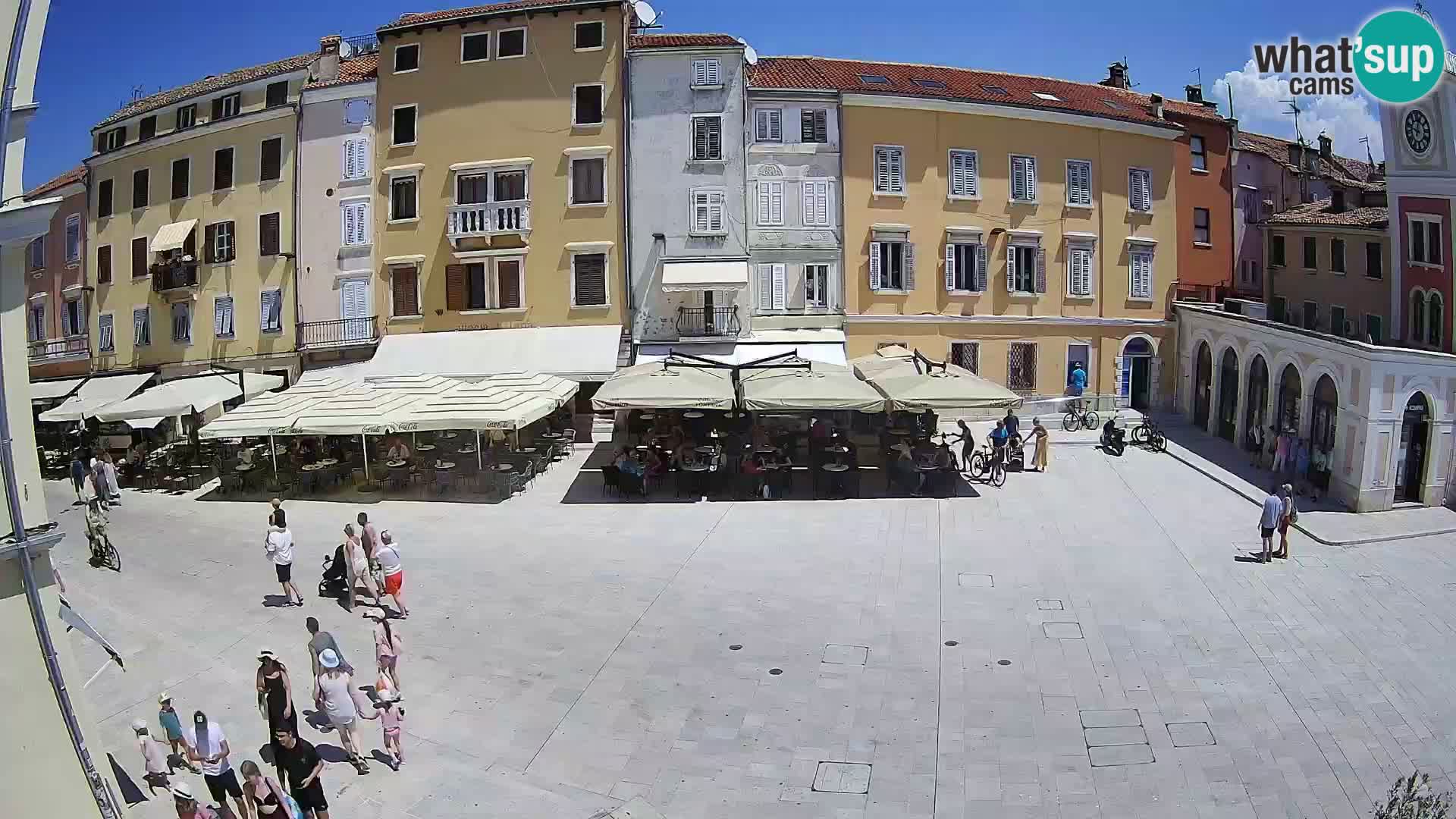 Spletna kamera Rovinj Center – Glavni trg