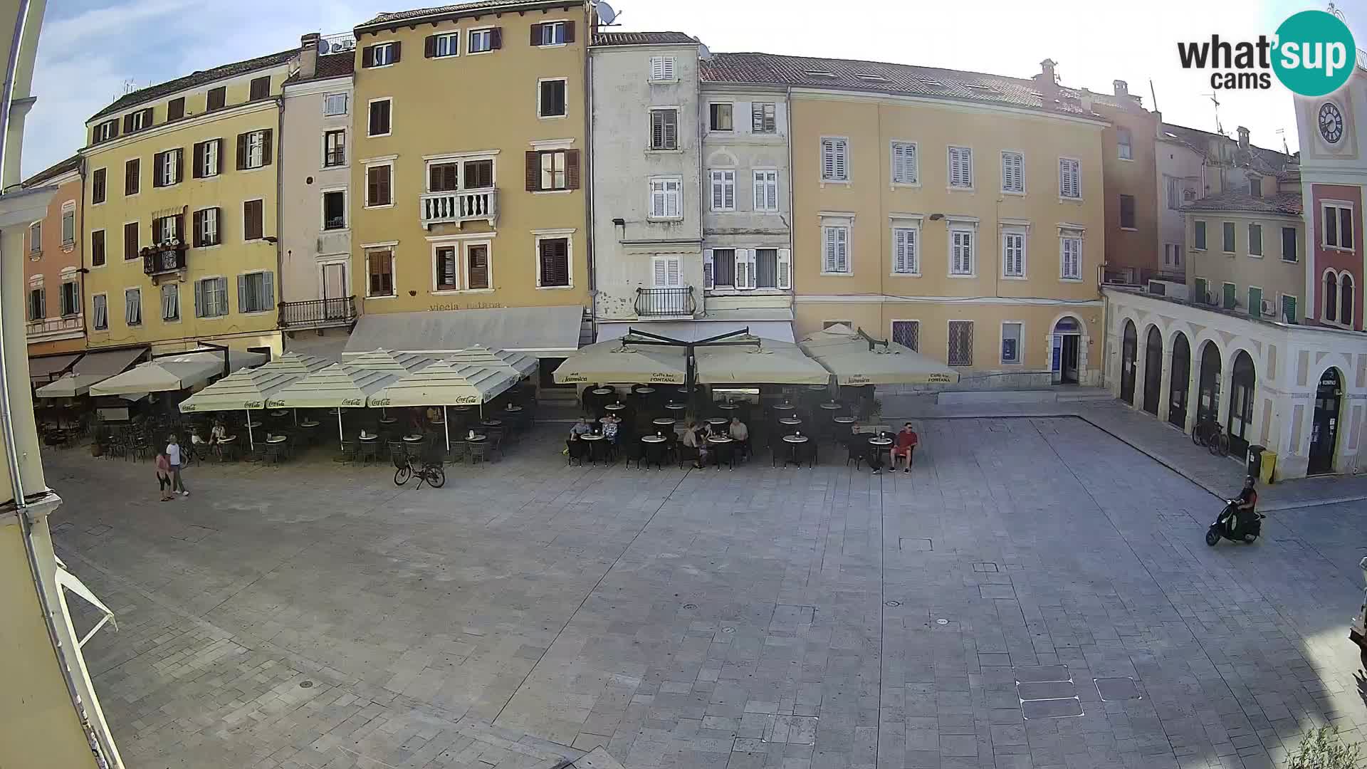 Webcam Rovinj Zentrum – Hauptplatz in Echtzeit