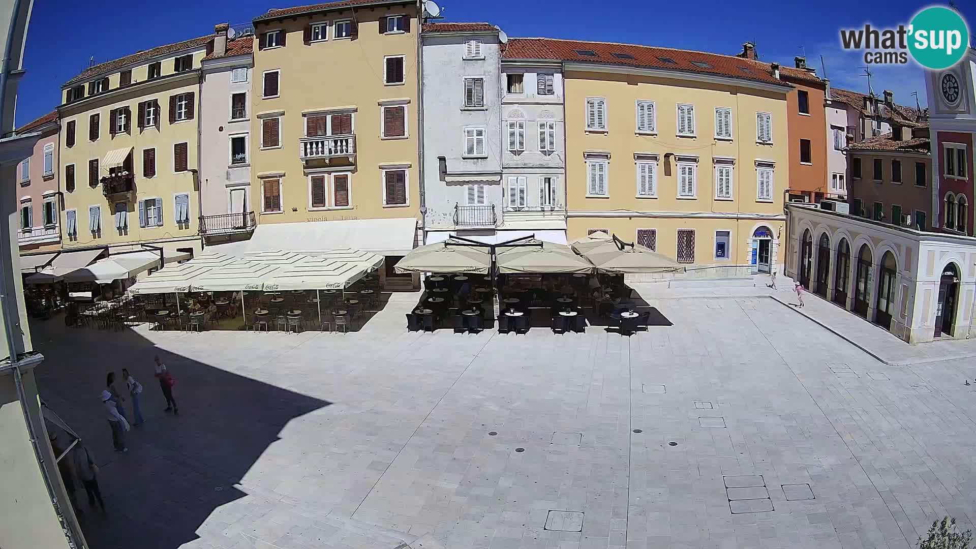 Webcam Rovinj Center – Plaza Principal
