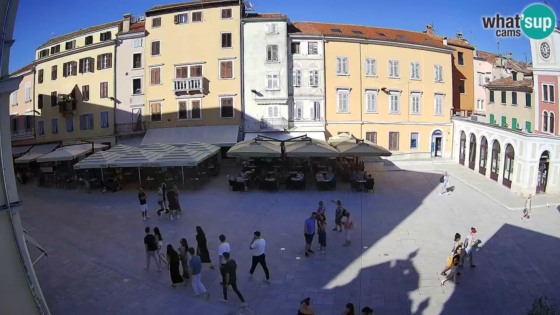 Webcam Rovinj Center – Plaza Principal