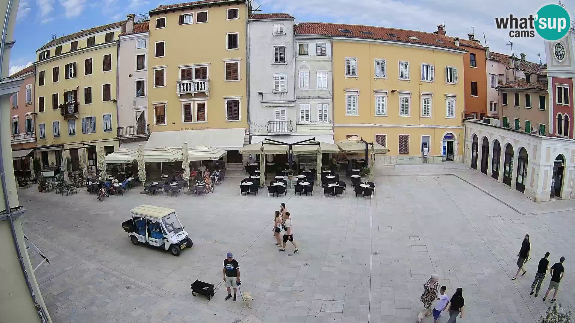 Webcam Rovinj Zentrum – Hauptplatz in Echtzeit