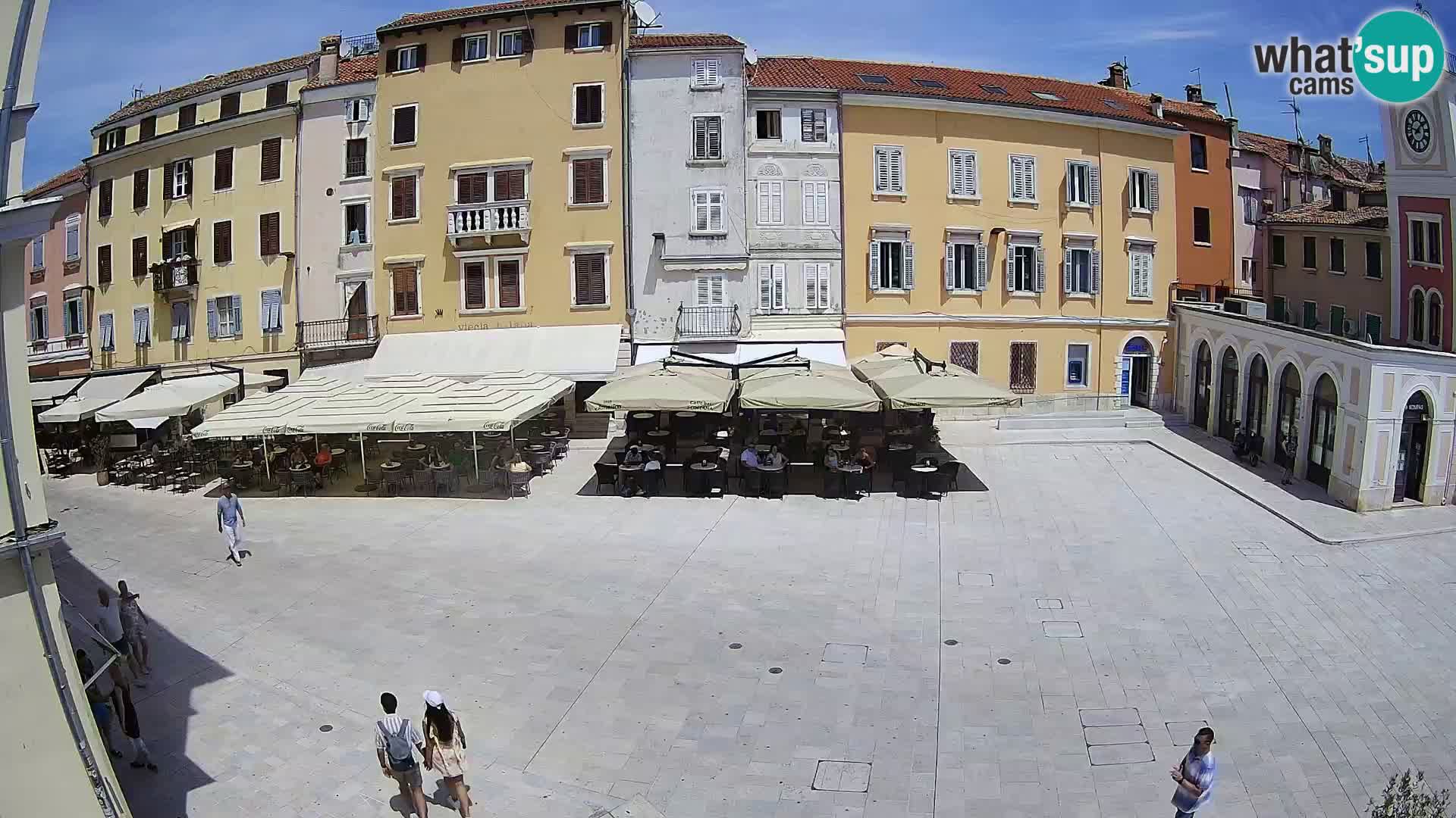 Webcam Rovinj Zentrum – Hauptplatz in Echtzeit