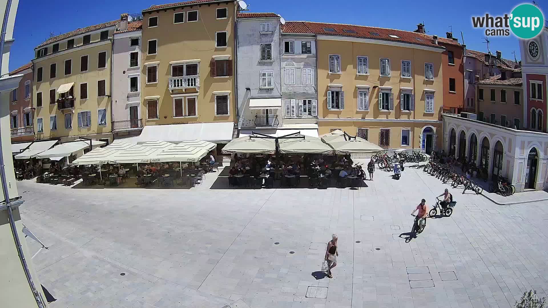 Webcam Rovinj Zentrum – Hauptplatz in Echtzeit