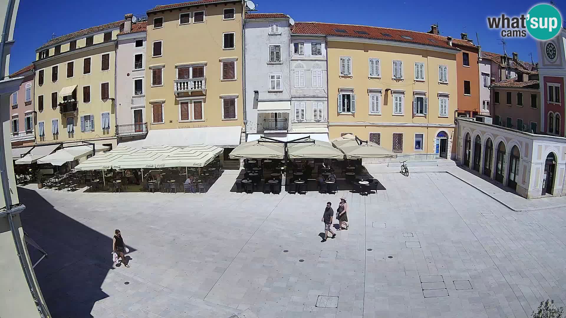 Webcam Rovinj Zentrum – Hauptplatz in Echtzeit