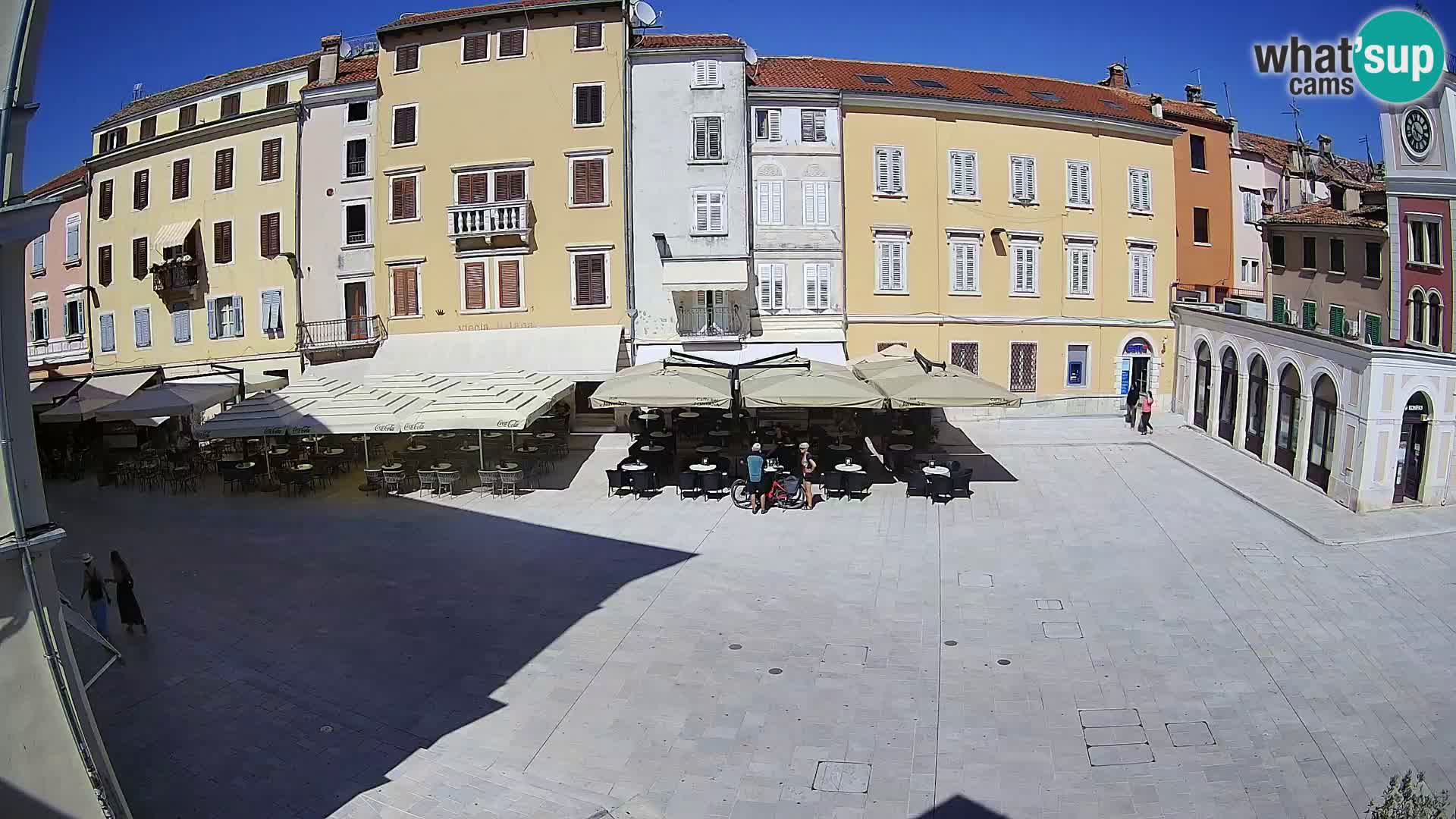 Webcam Rovinj Zentrum – Hauptplatz in Echtzeit