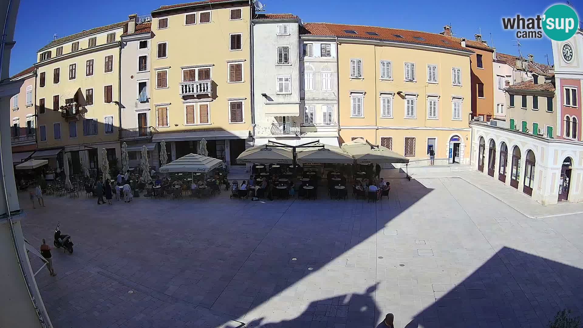Webcam Rovinj Zentrum – Hauptplatz in Echtzeit