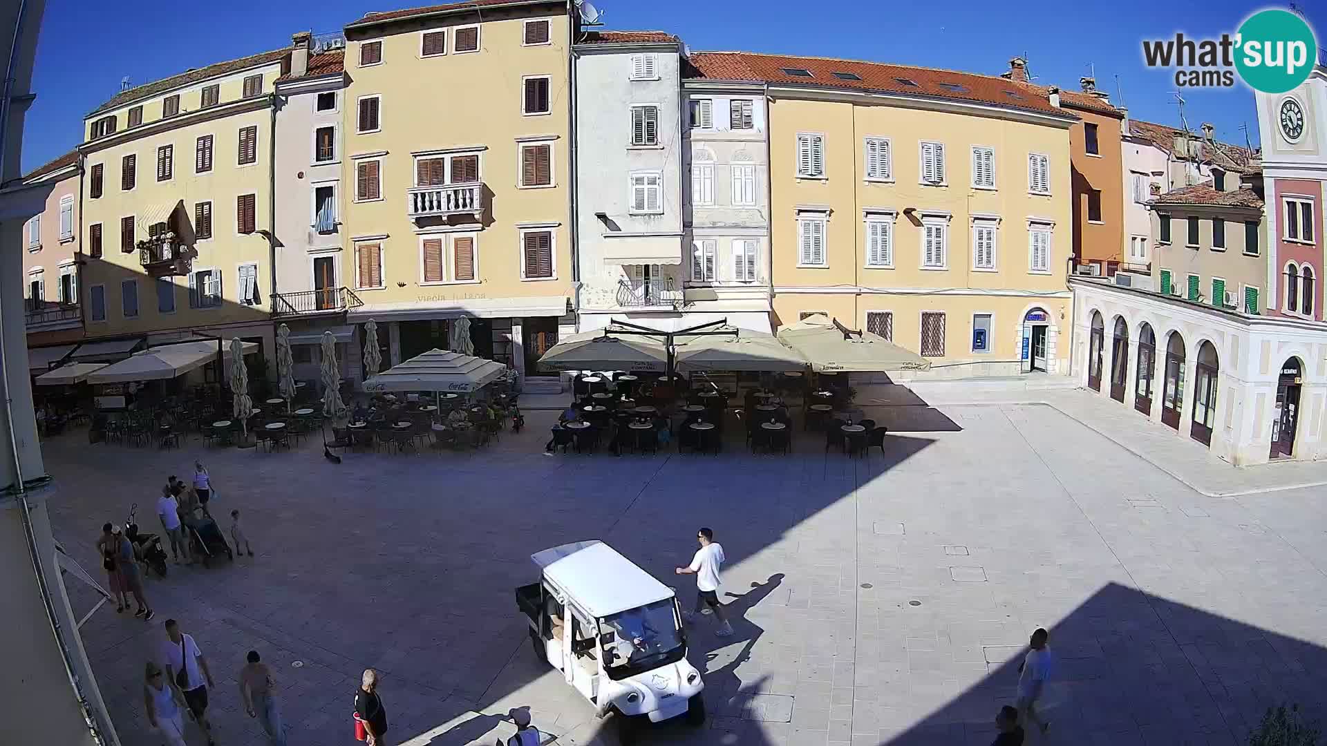 Webcam Rovinj Zentrum – Hauptplatz in Echtzeit