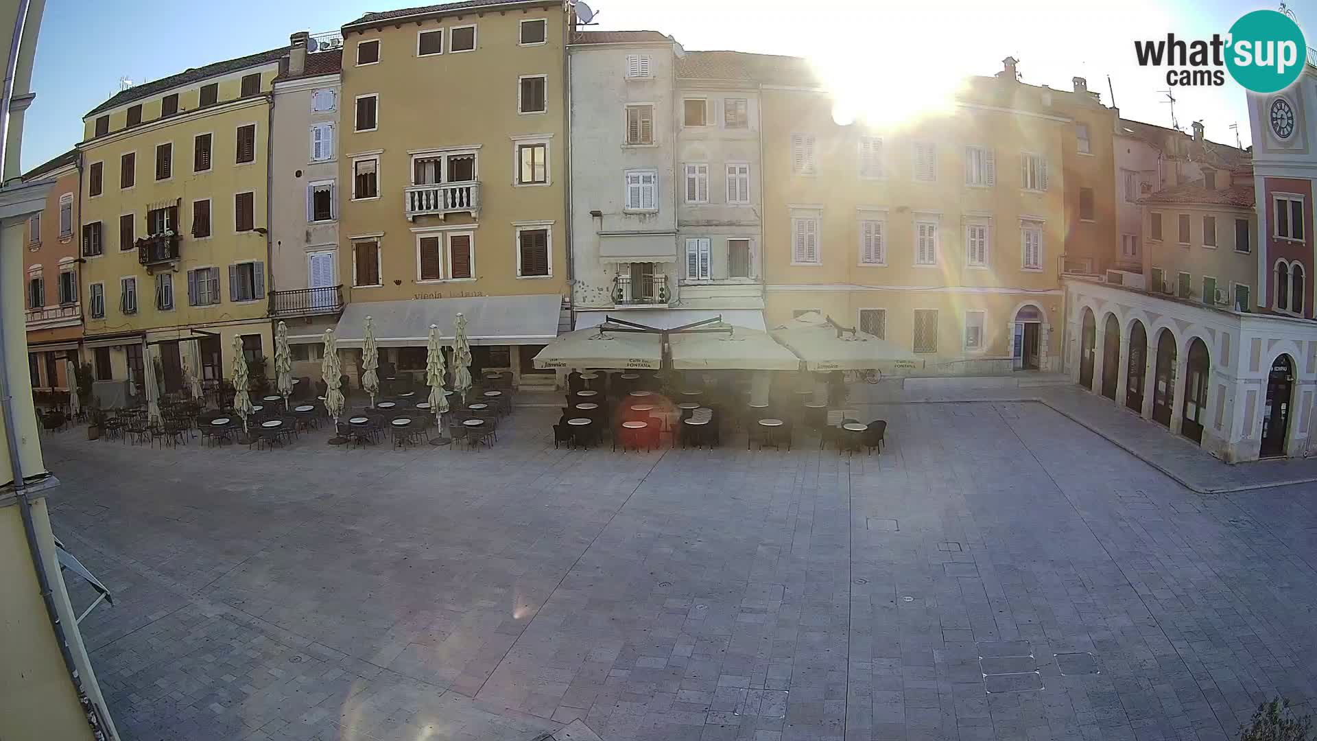 Rovinj Center Webcam – Main Square