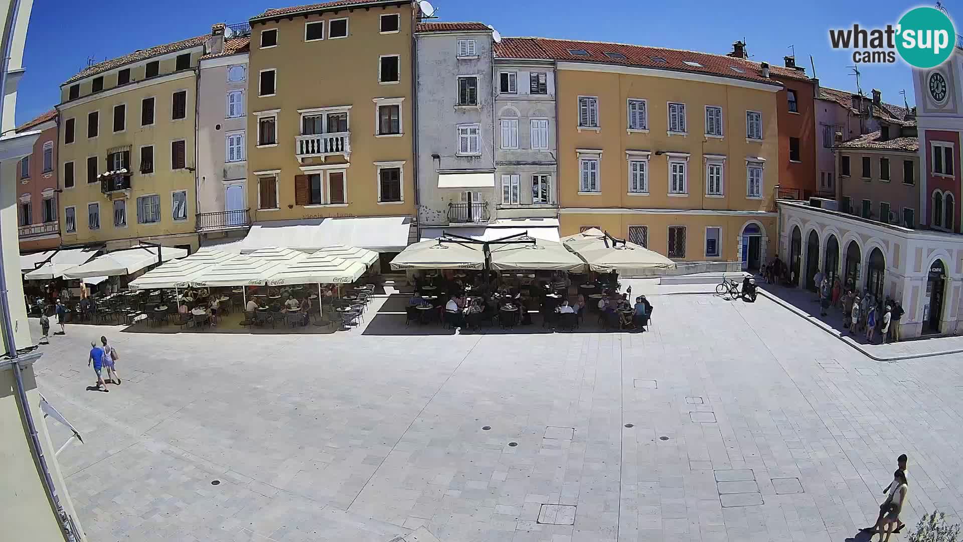Webcam Rovinj Center – Plaza Principal