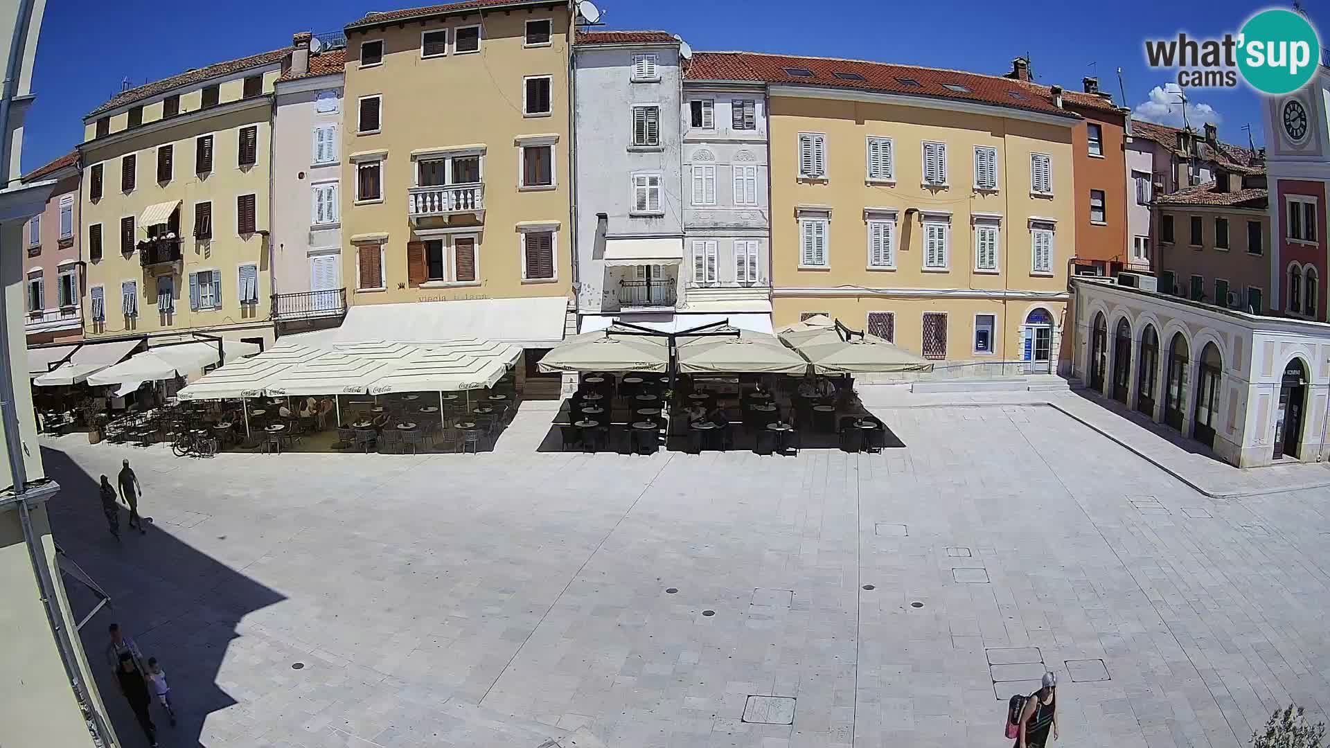 Webcam Rovinj Zentrum – Hauptplatz in Echtzeit