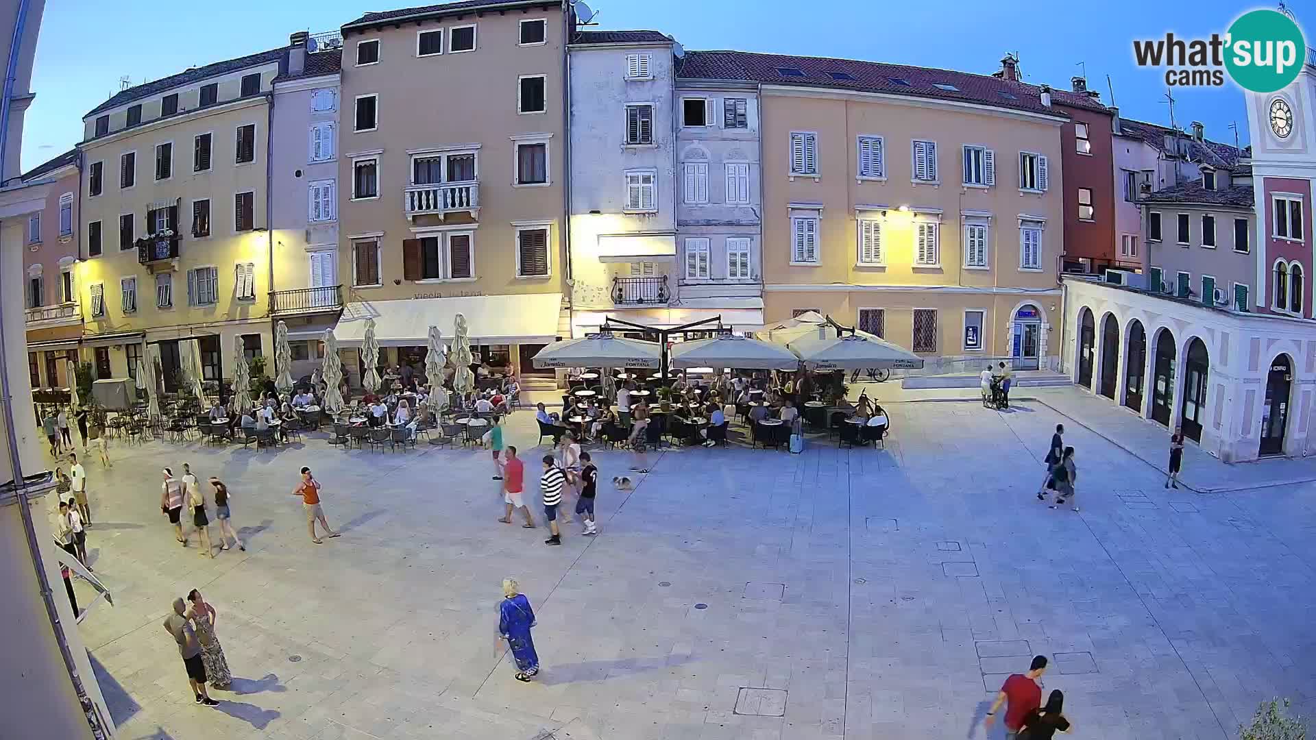 Webcam Rovinj Zentrum – Hauptplatz in Echtzeit