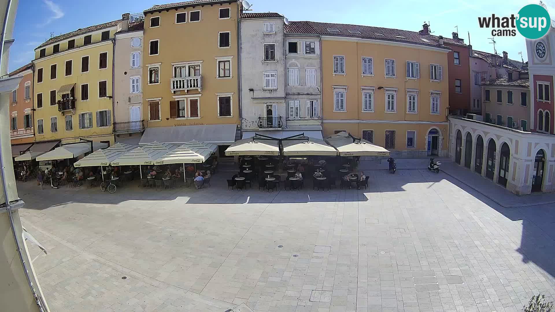Webcam Rovinj Zentrum – Hauptplatz in Echtzeit