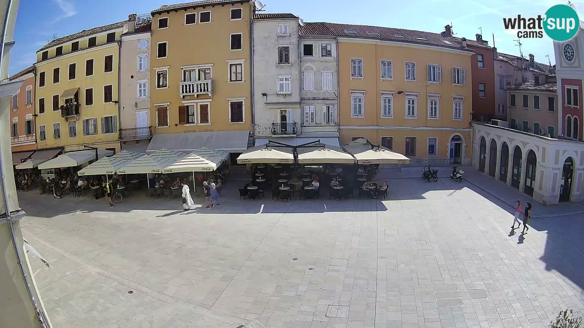 Webcam Rovinj Center – Plaza Principal