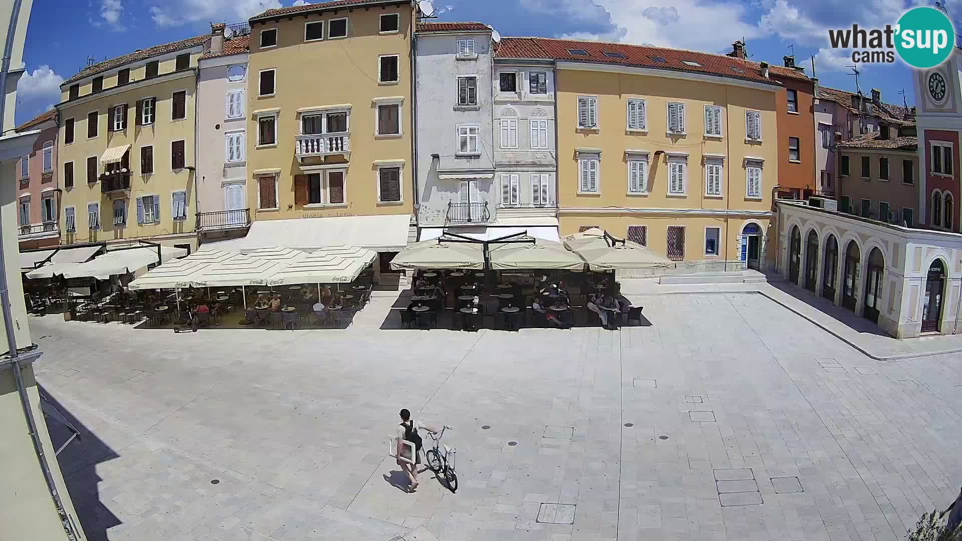 Webcam Rovinj Zentrum – Hauptplatz in Echtzeit