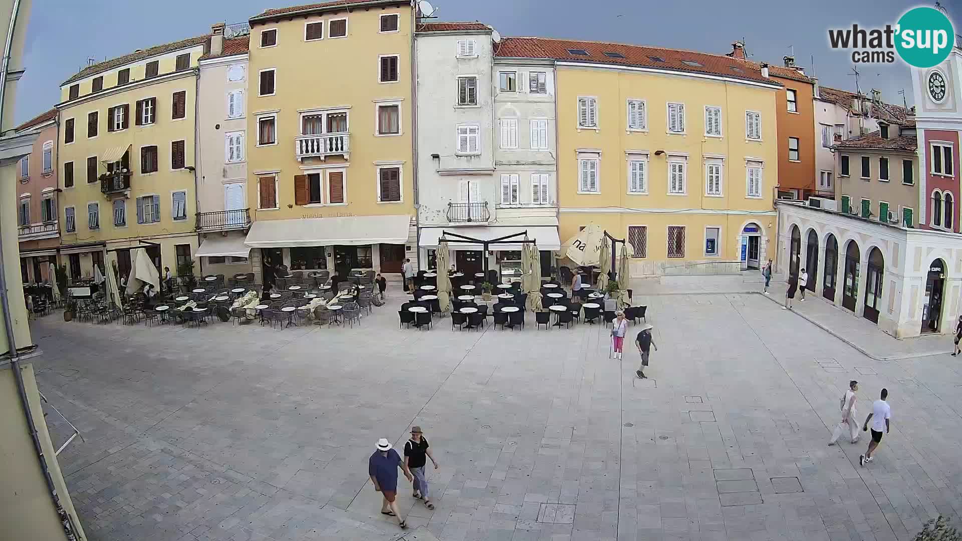 Webcam Rovinj Zentrum – Hauptplatz in Echtzeit