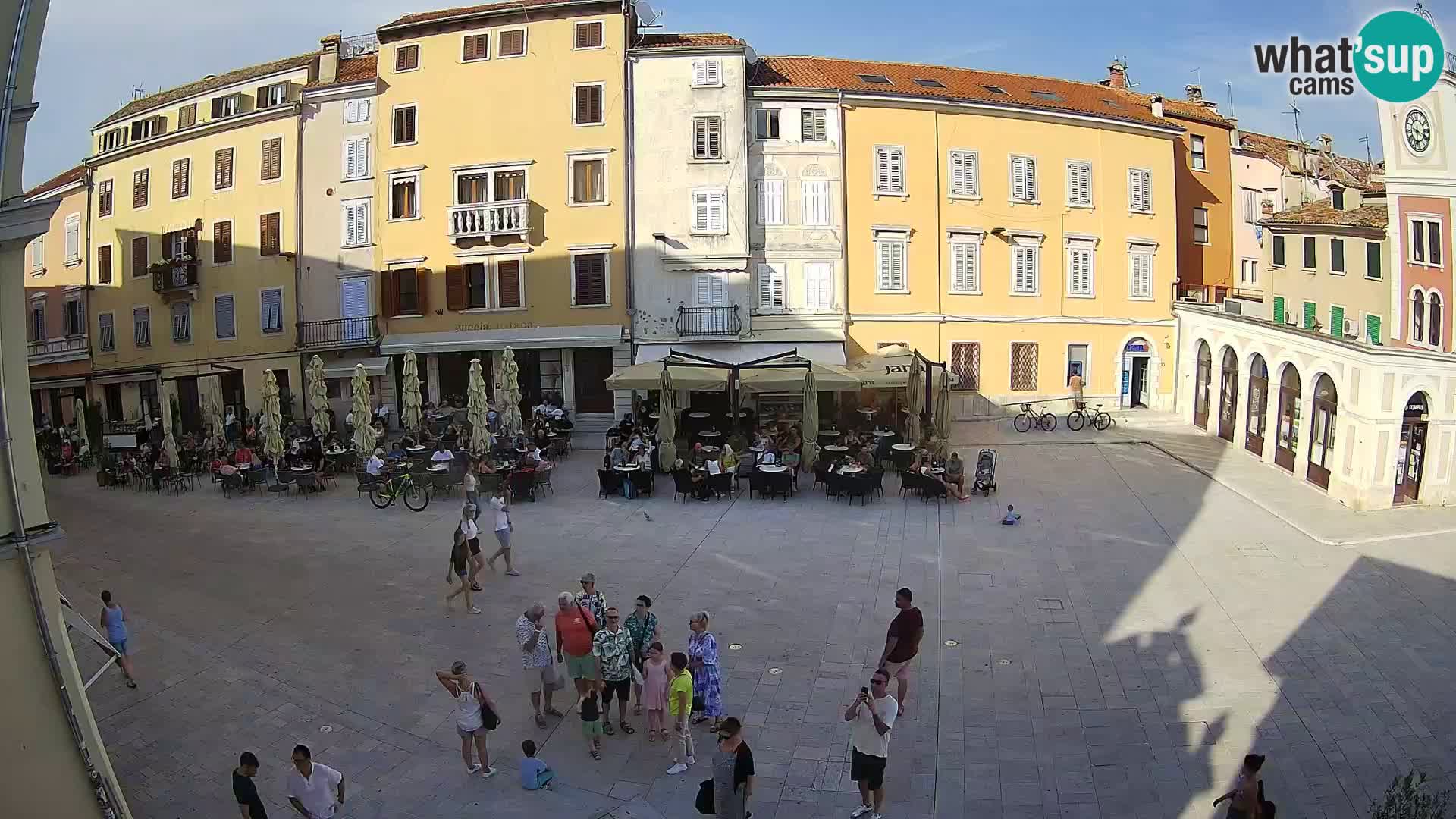 Webcam Rovinj Zentrum – Hauptplatz in Echtzeit