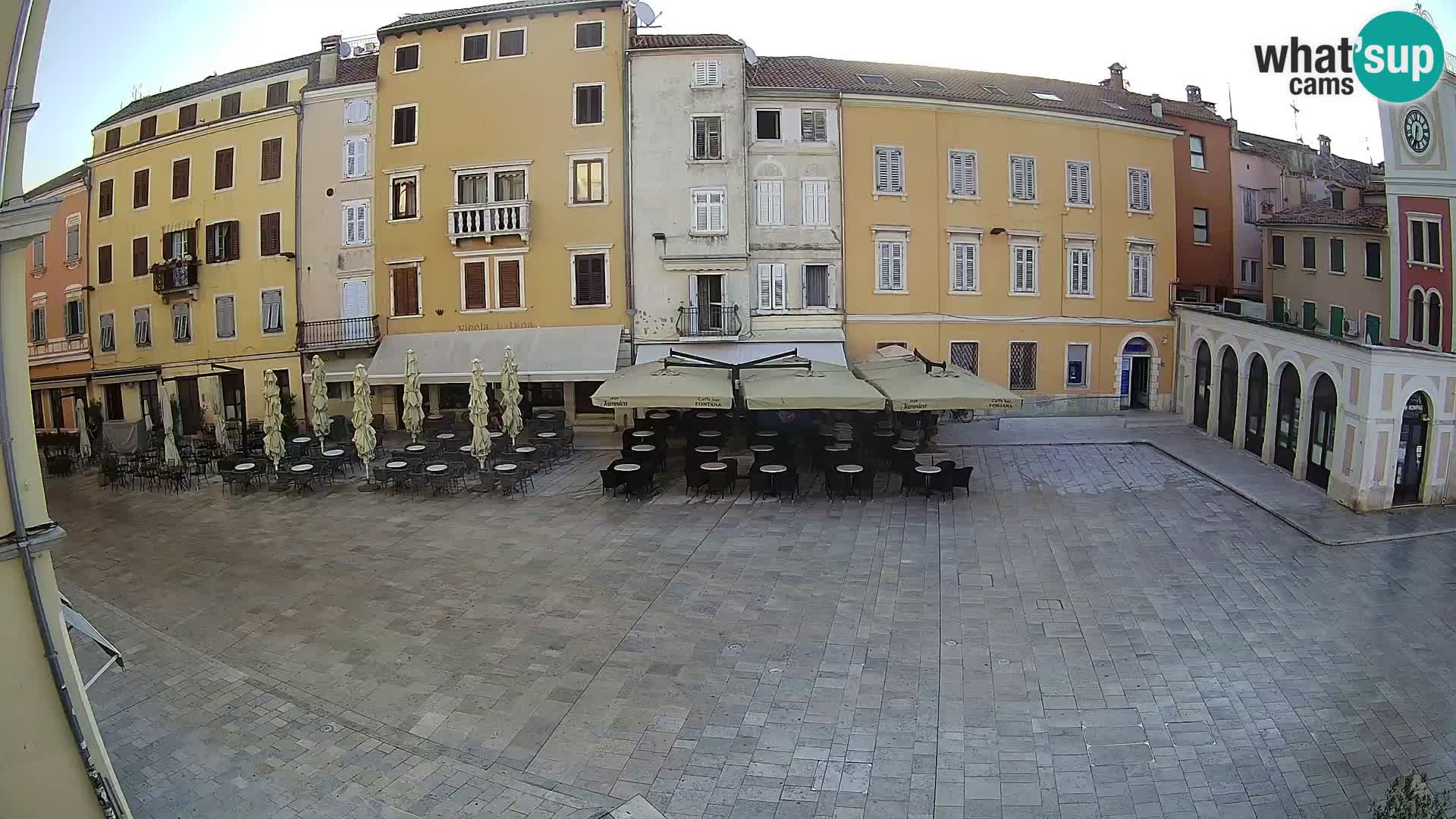 Webcam Rovinj Zentrum – Hauptplatz in Echtzeit