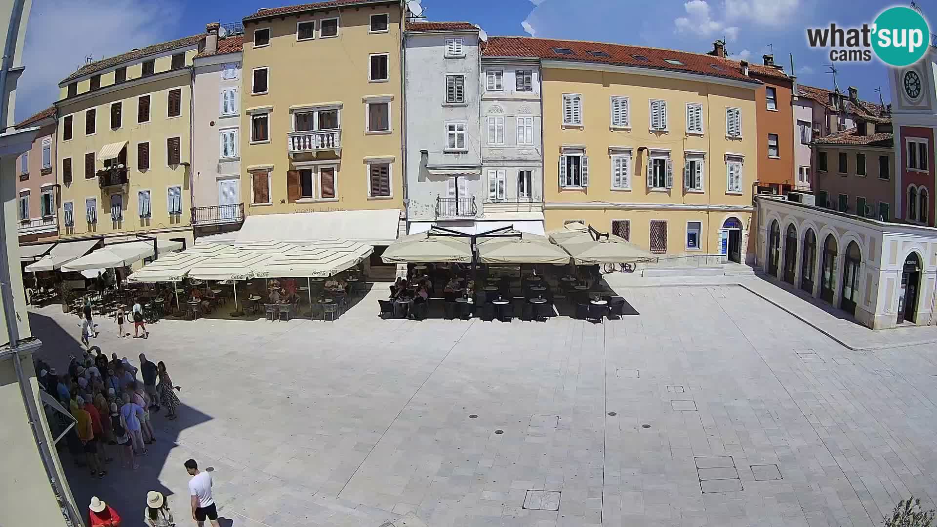 Webcam Rovinj Center – Plaza Principal