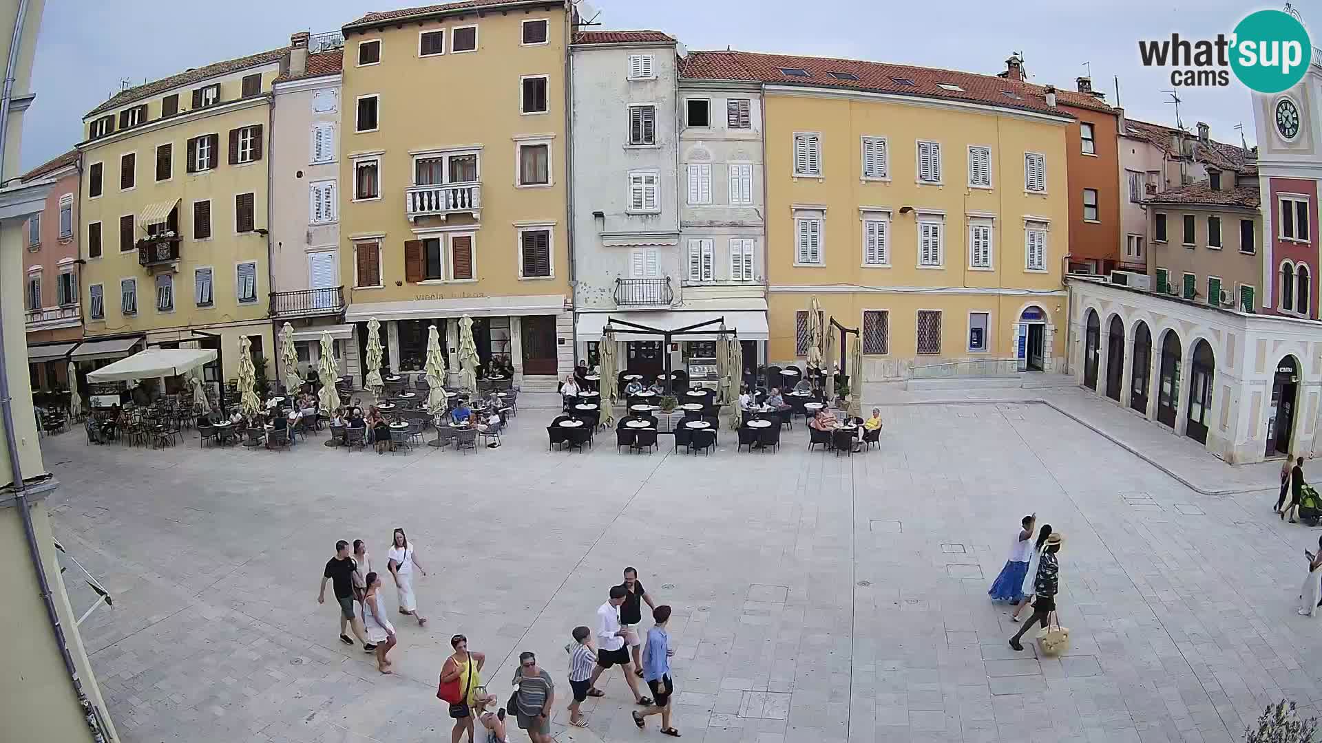 Webcam Rovinj Zentrum – Hauptplatz in Echtzeit