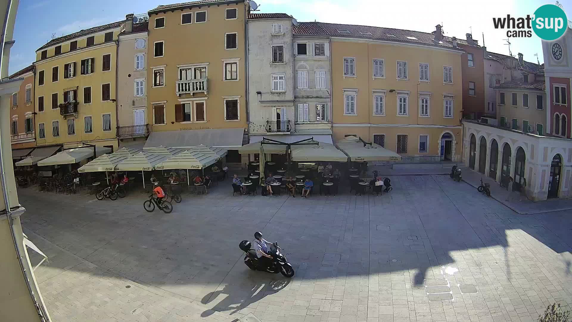Webcam Rovinj Zentrum – Hauptplatz in Echtzeit